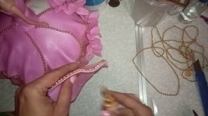 Кукла светильник . Часть 2