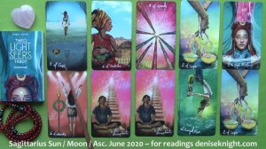 Sagittarius Tarot June 2020 for Spiritual Growth ~ Sun, Moon, Ascendant