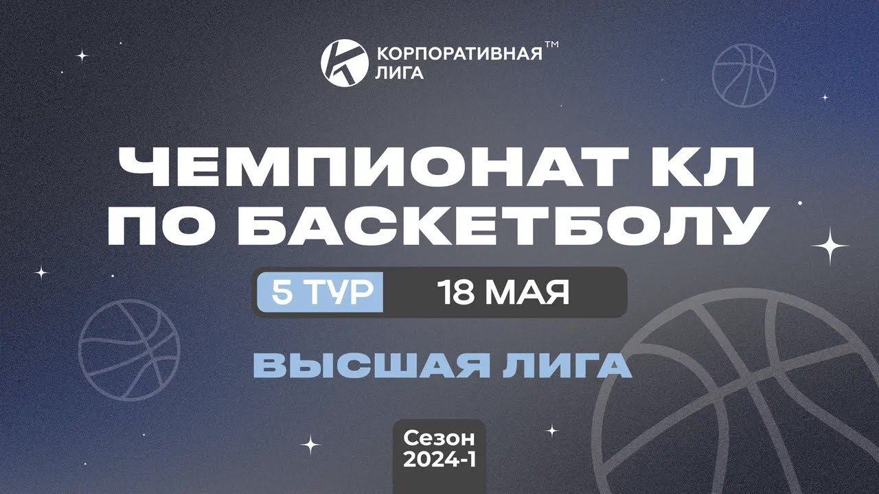 Россельхозбанк – Тинькофф. Высшая лига. 5 тур. Весна 2024