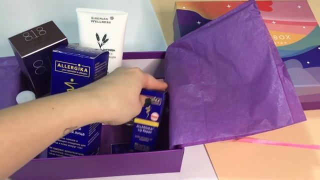 NEWBEAUTYBOX/Разбираем коробочки красоты/Очень много уходовой косметики