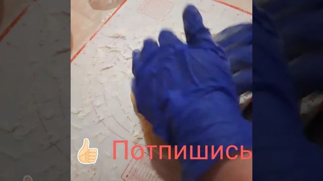 Рассыпчатое печенье на смальце.