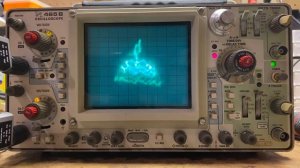 Vintage Tektronix 465B Oscilloscope playing Jerobeam Fenderson's "Shrooms"