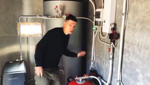 Твердотопливный котел с буферной емкостью. Принцип работы и автоматизация