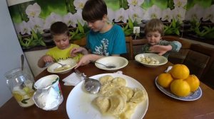 мукбанг детский/вареники с творогом