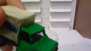 Грузовая "Ока" из пластилина.