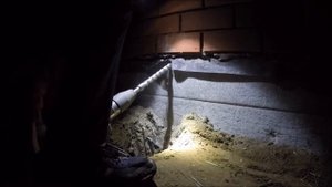 Большой перфоратор Bosch gb 5-40de в работе