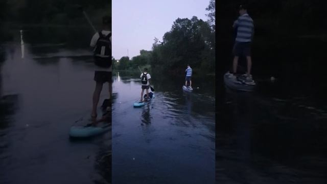 сплав на сапбордах по реке Истра смотреть онлайн