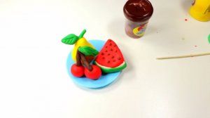 Лепим Фрукты из пластилина Play Doh!Учим фрукты для детей!Развивающее видео!Развивающие Игры!