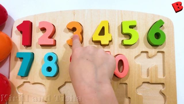 Цифры для детей | Лучшие развивающие игрушки | Учимся считать от 1 до 20 с деревянным пазлом Hape смотреть онлайн