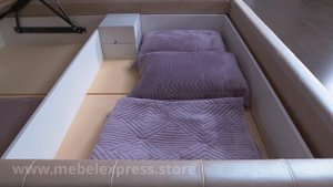 Кровать с опцией бельевой ящик с подъемным механизмом
