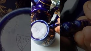 Обзор винтажной посуды . Гжель , ЛФЗ,Дулево .