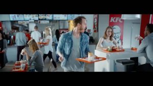 РЕКЛАМА KFC “ А это я удачно зашел “ ( 50 раз подряд )