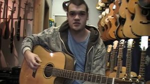 Demo of a Washburn WD35SCE acoustic