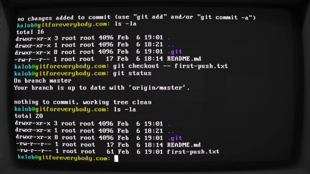 Git for Everybody: Undeleting a file смотреть онлайн