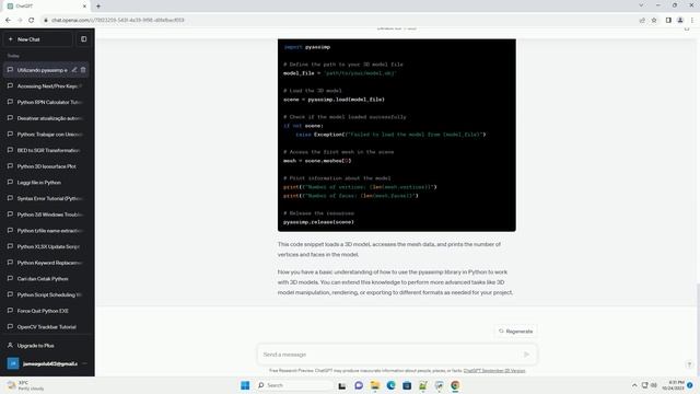 Using pyassimp library in Python смотреть онлайн