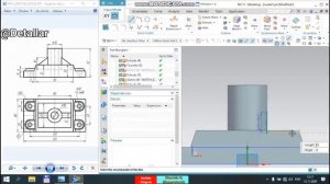 Siemens NX 11.0 2-dars chizma bilan ishlash cad / Siemens NX 11.0 cad work with drawing