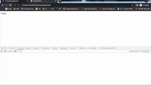 #11 document write in JavaScript