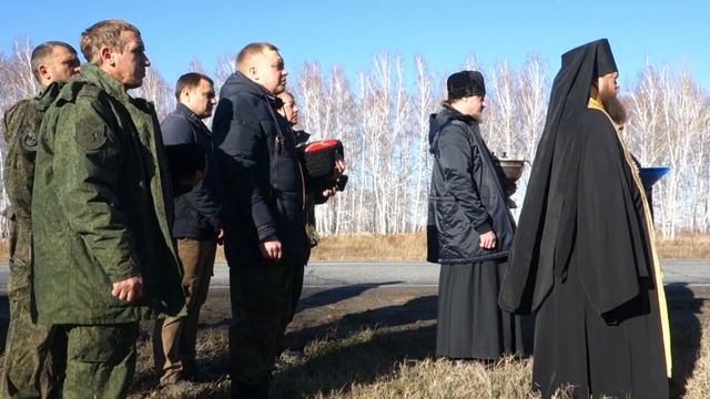 Установка поклонного Креста иконы в Карасукском районе смотреть онлайн