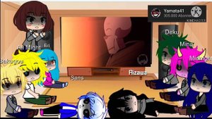 MHA react to The Villain Sans Squad + Extra