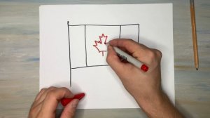Как нарисовать флаг Канады|Флаги мира