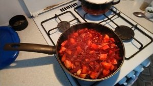 ТУШЕНАЯ СВЕКЛА С КАБАЧКОМ.