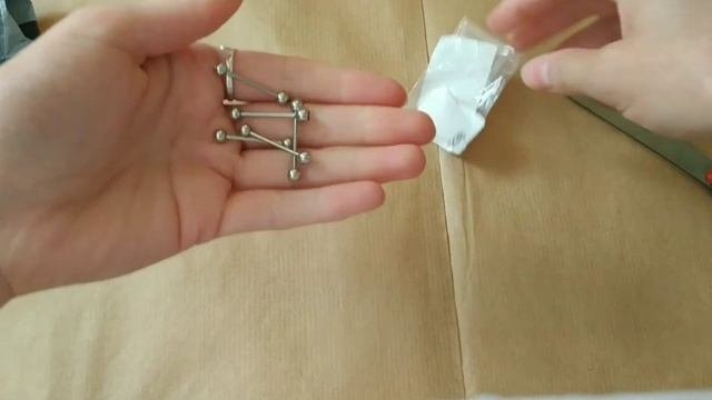 Распаковка с  АлиЭкспресс. Штанги для языка.