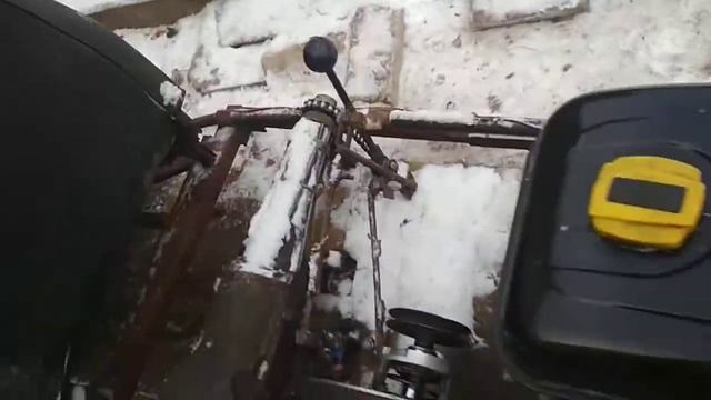 Обзор мотобуксировщика с коробкой от москвича смотреть онлайн