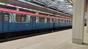 Перегонка 4х вагонного "Номерного" со станции Технопарк в сторону Коломенской