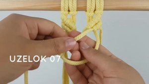 Макраме узлы шаг за шагом С БУСИНАМИ//МАКРАМЕ ДЛЯ НОВИЧКОВ/UZELOK 07