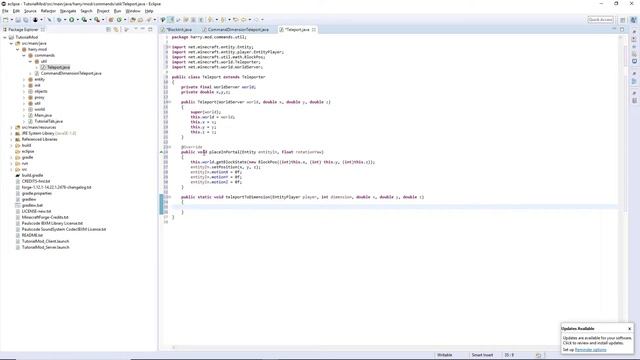 Commands - Minecraft Modding Tutorial 1.12.2 - Episode 23 смотреть онлайн