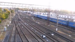 ВЛ82м-079 с пригородным поездом Купянск Южный - Харьков