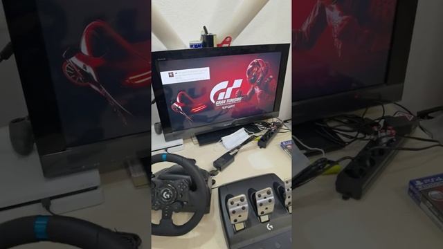 Подключение руля Logitech G923 на PlayStation 4 игра Gran Turismo