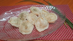 Пельмени с куриным мясом.