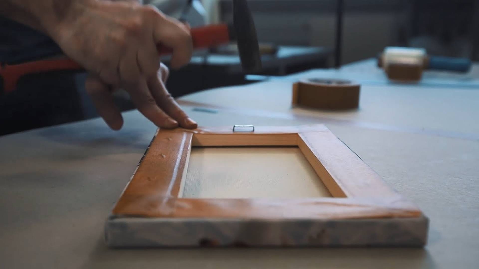 Фотопечать на холсте и натяжка на подрамник смотреть онлайн