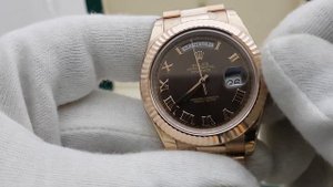 Как выставить день недели в оригинальных часах Rolex Day-Date II 41 President Everose Gold !