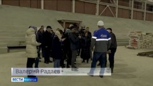 Визит губернатора в СОК Газовик