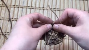 Птичье гнездо из берёзовых веточек. Своими руками.