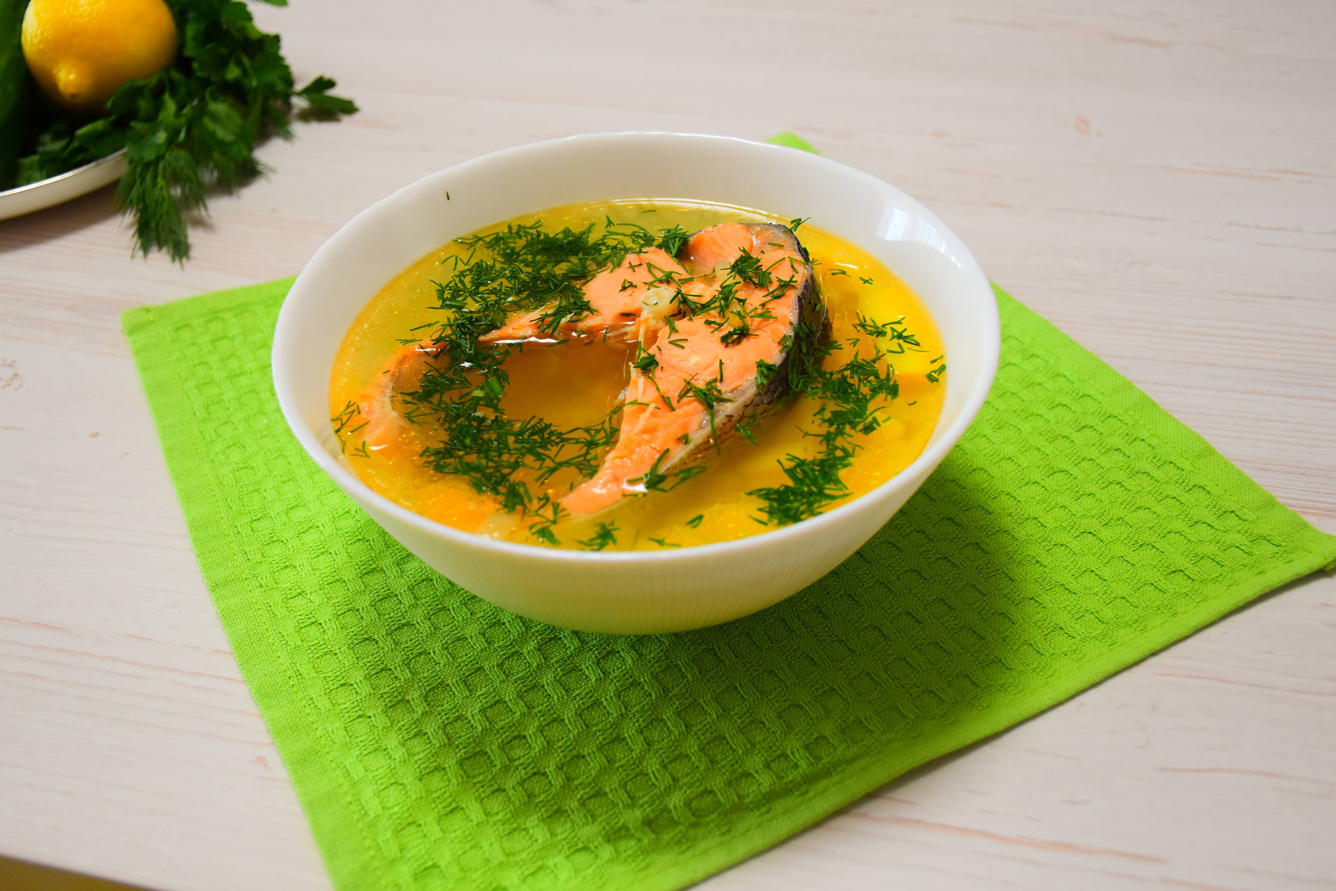 Лучшее средство от похмелья/Уха из радужной форели.