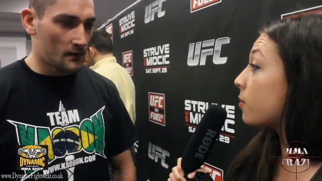 UFC On Fuel 5 Paul Sass Pre Fight Interview смотреть онлайн