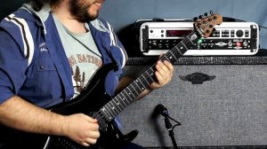 Ария Герой Асфальта (видеоразбор гитарной партии).Часть 2  табы  Music man JP16