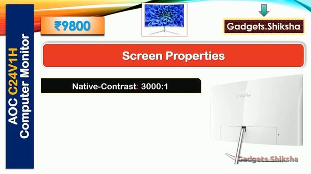 24-Inch Curved Monitor under 10000 Rupees {हिंदी में} | #AOC C24V1H смотреть онлайн