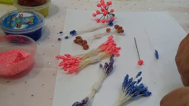 делаем тычинки для цветов легко и быстро смотреть онлайн