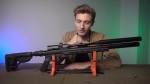 Пневматическая PCP винтовка Jager SPR Карабин AP 450 мм (5.5 мм, алюминий, черный)