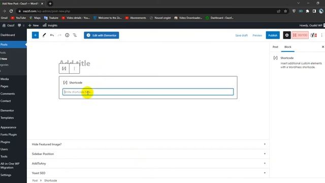 How To Add a Shortcode in WordPress