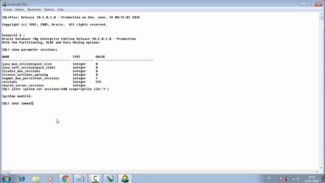 #8- Error ORA 00018 maximum number of sessions exceeded ? смотреть онлайн
