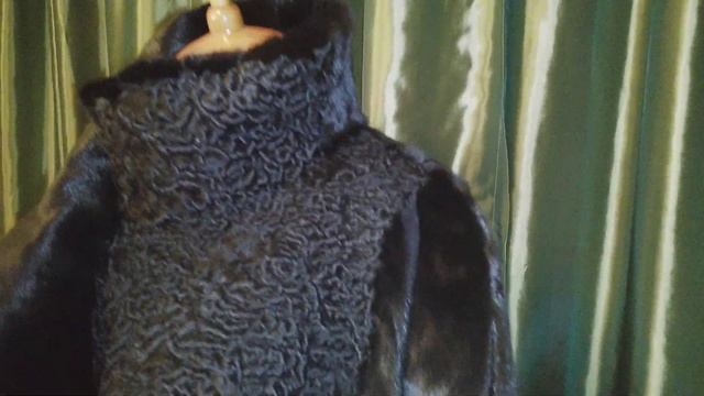 Пошив шубы из норки и каракуля