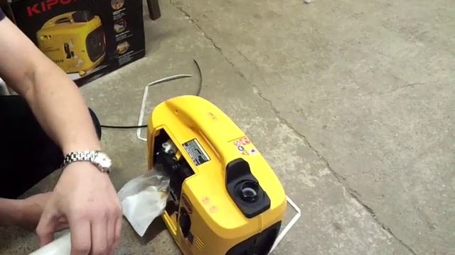 генератор KIPOR первый запуск! смотреть онлайн