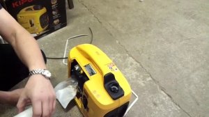 генератор KIPOR первый запуск!