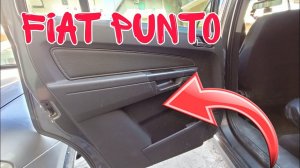 Fiat Punto Как снять панель задней двери 2012-2018