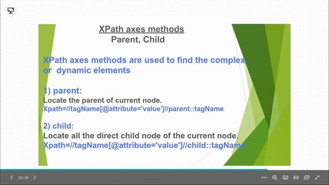 XPATH Tutorial# 7- XPATH AXES Method Parent | Child